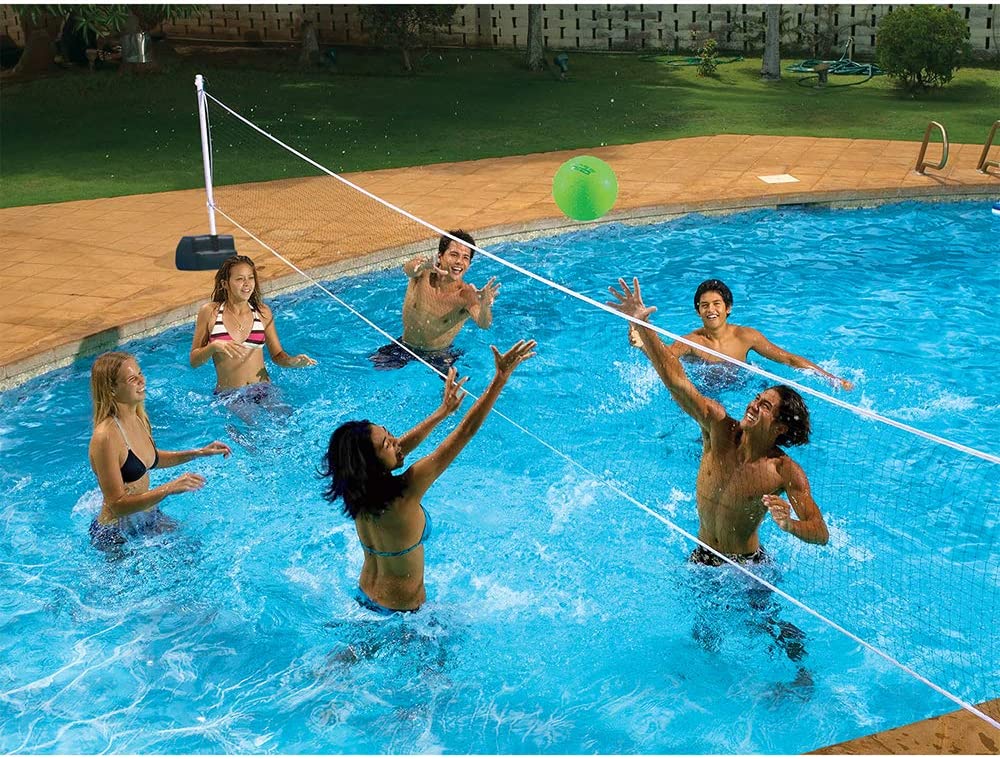 Swim Central 16&s; SplashBack Basketball and Volleyball Combo Swimming Pool Game