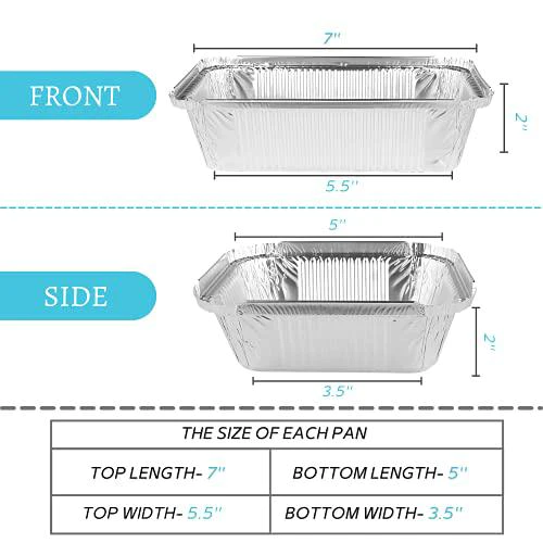 FUIIKEEM aluminum pans with lids -(7