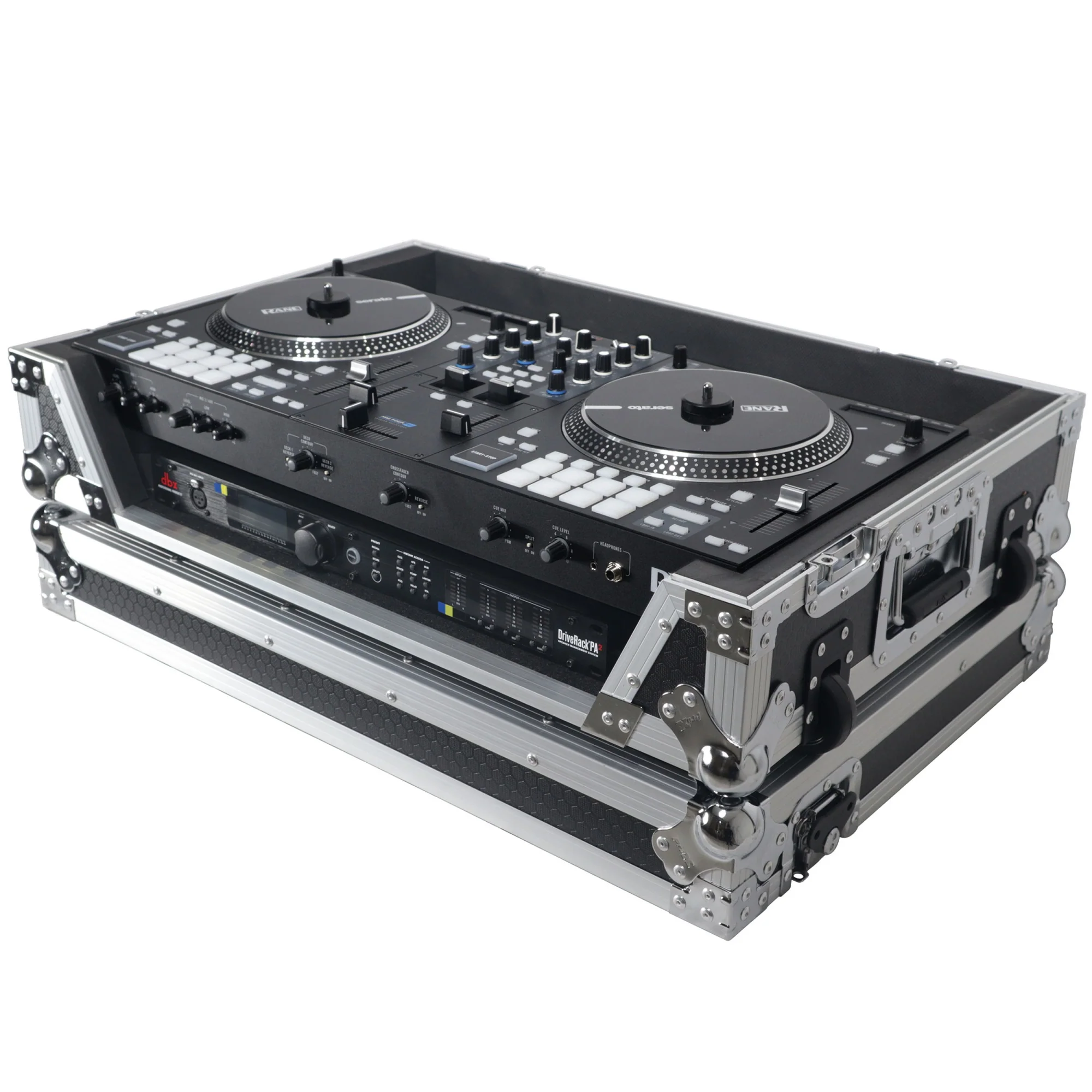 PROX Flight Case For RANE ONE DJ Controller with 1U Rack and Wheels