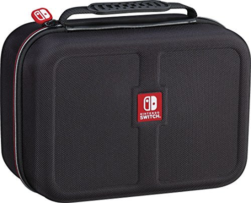 RDS Industries Nintendo Switch System Carrying Case – Protective Deluxe Travel System Case – Black Ballistic Nylon Exterior – Official Nintendo