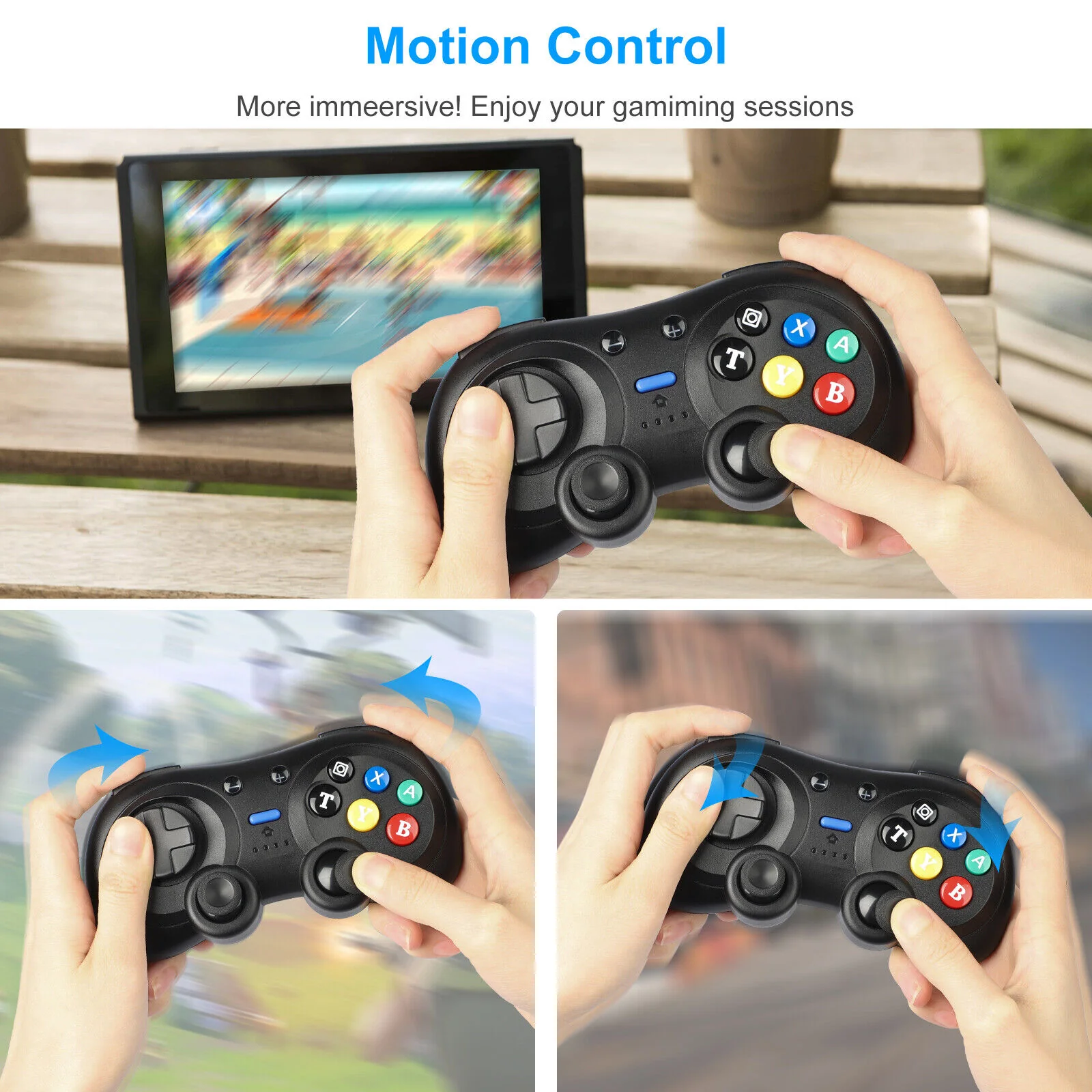 GCP Products Wireless Controller Gamepad Joypad Joystick Remote For Nintendo Switch Console