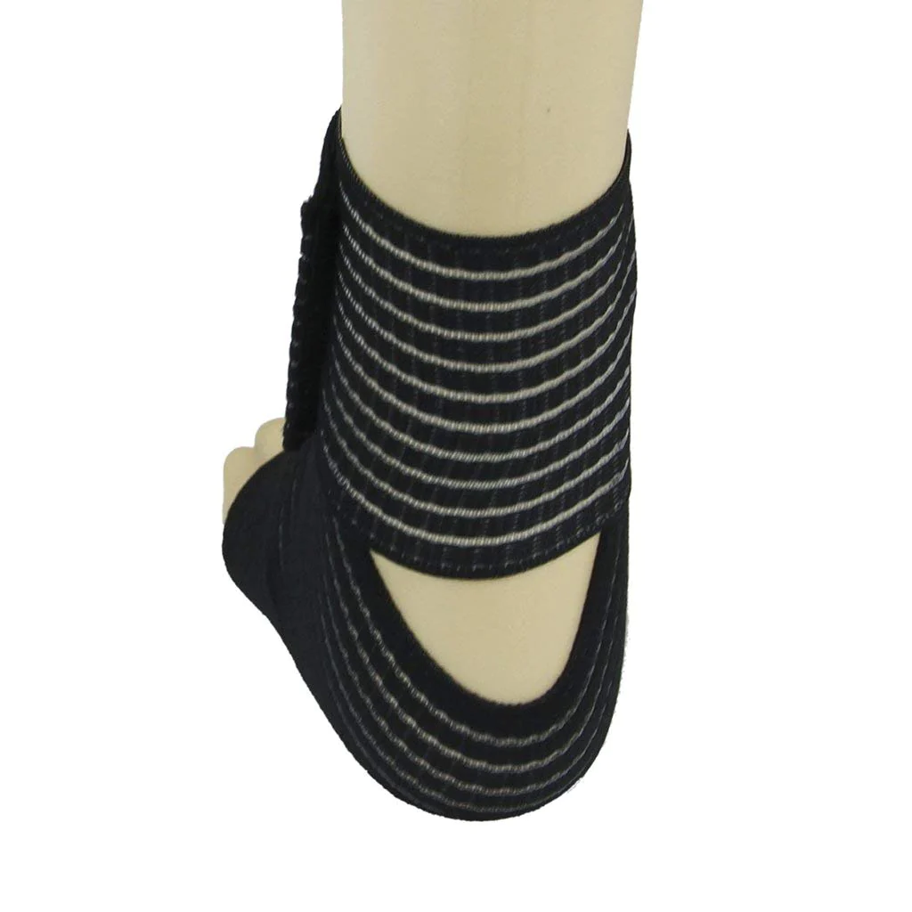 Generic BXT Elastic Breathable Wrap Ankle Support Brace Compression Knee Elbow Wrist Ankle Hand Support Wrap Sports Bandage Strap with