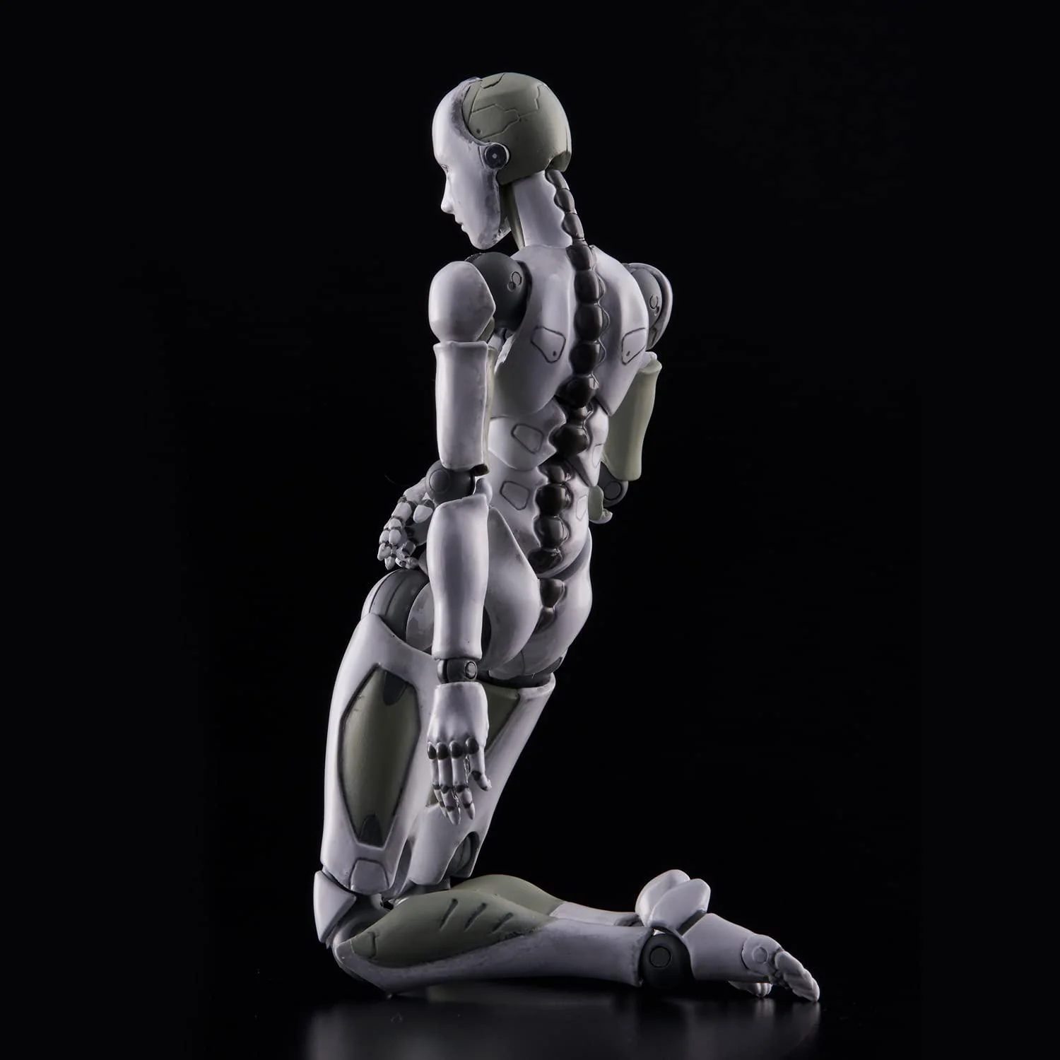 1000 toys toa heavy industries: synthetic human female 1:12 scale action figure, multicolor