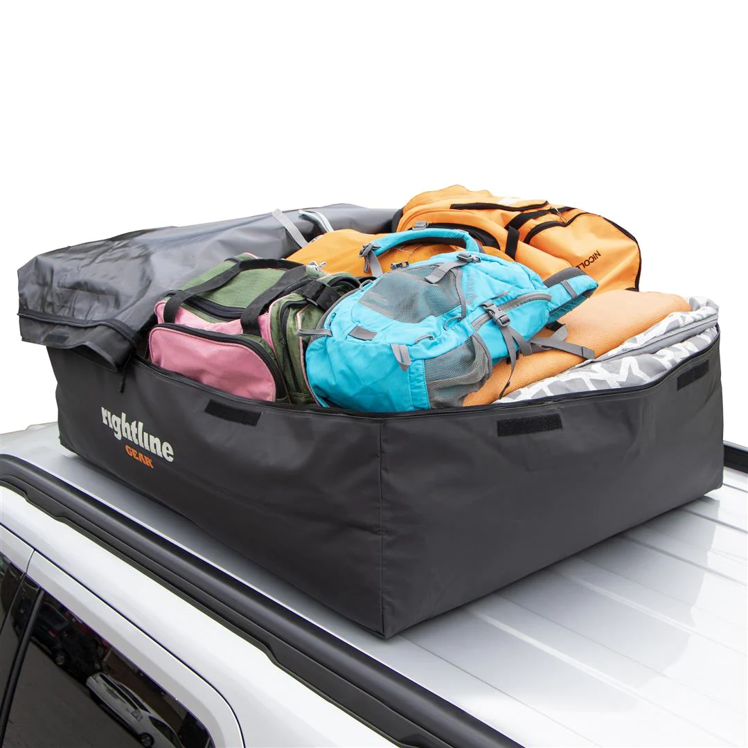 Rightline Gear Range 3 Car Top Carrier, 18 cu ft, Weatherproof +, Attaches With or Without Roof Rack