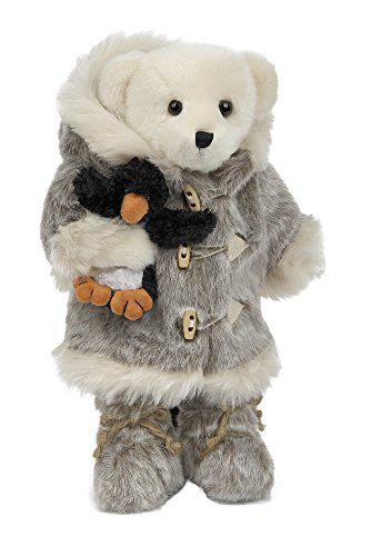 Bearington Collection bearington iggy and lou polar bear and penguin, stuffed animal toy, 14
