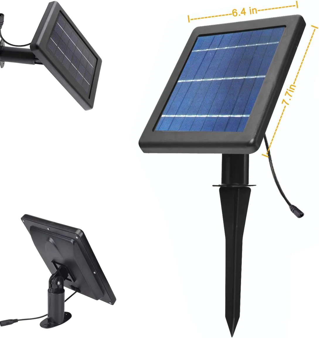 Sunlong Solar Spotlights Outdoor Waterproof Bright Solar Wall Light Led Security Flood Light Solar Powered for Flag Patio Front Door Dr