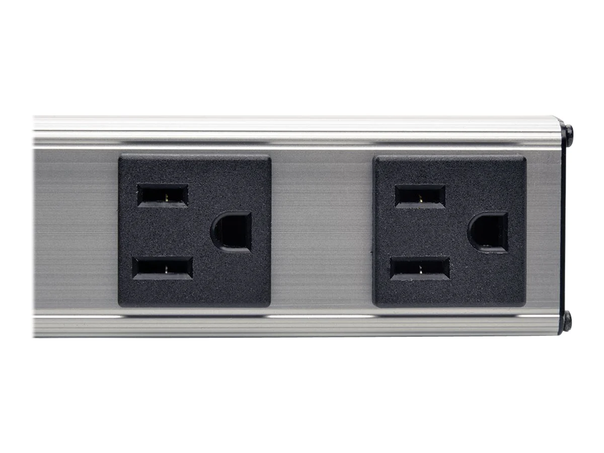 TRIPP LITE PS120410 4-OUTLET POWER STRIP VERTICAL 10FT CORD METAL 120V 15A 5-15P