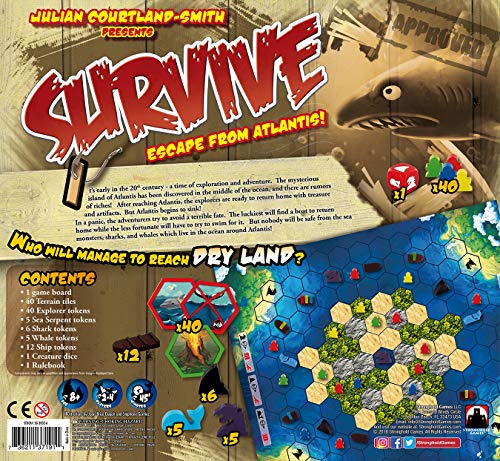 Stronghold Games Survive Escape From Atlantis 30th Anniversary Edition