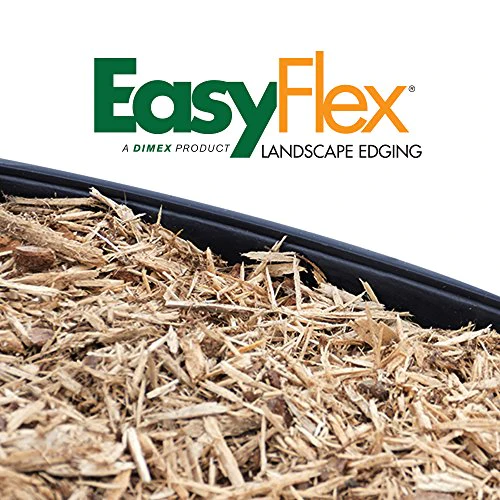 EasyFlex 3000-40C-4 No-Dig Landscape Edging Kit, 40 Foot, Black