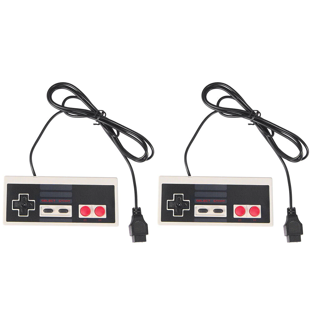 Great Choice Products 2 Pack Controller For Nintendo Classic Retro Console (9-Pin) Wired Gamepad