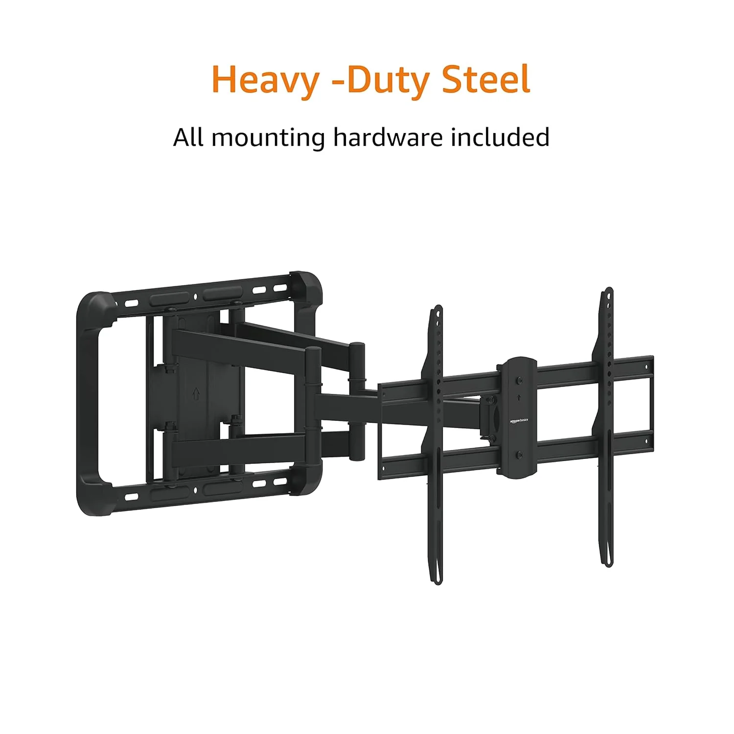 GCP Products Heavy-Duty Extension Dual Arm, Full Motion Articulating Tv Mount For 37-80 Inch Tvs Up To 132 Lbs, Fits Led Lcd Oled Flat Cur…