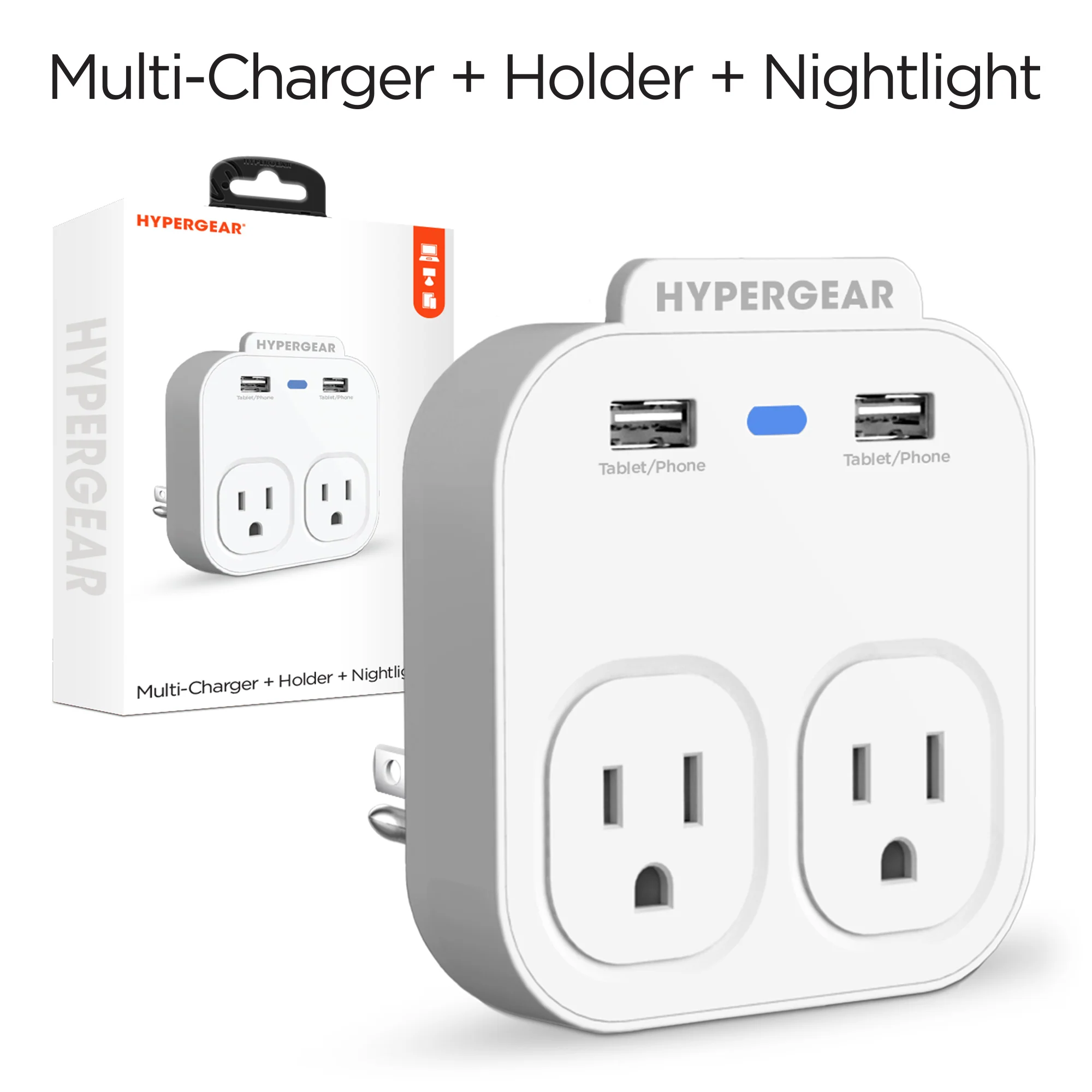 HyperGear Wall Adapter Power Strip
