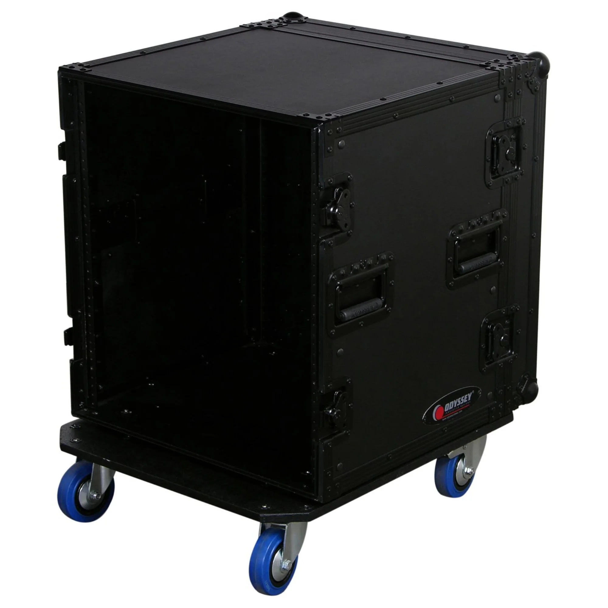 Odyssey BLACK LABEL 12 SPACE AMP RACK WITH WHEELS