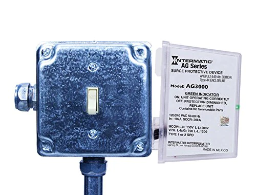 Intermatic Ag3000 120/240 Vac Universal Hvac Surge Protective Device, Color