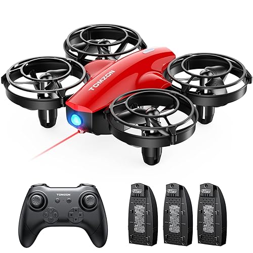 TOMZON A24 Mini Drone for Kids with Battle Mode, Kids Drone with Throw to go, High Speeds Rotation, Self Spin and 3D Flip, Rc Qu