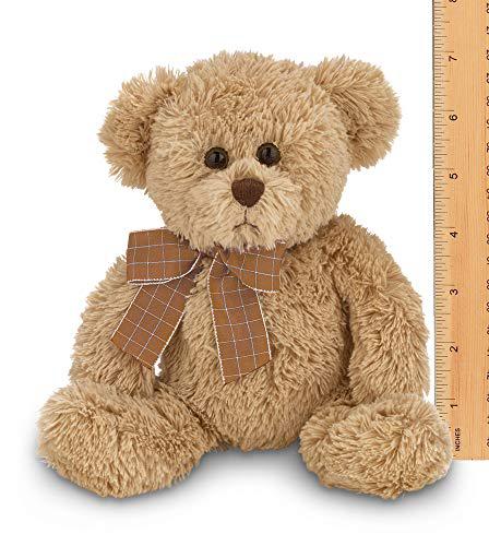 Bearington Collection bearington baby bensen brown plush stuffed animal teddy bear, 10 inches