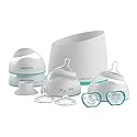 NANOBB Nanobebe Baby Bottles Breastmilk Starter Set, Anti Colic Newborn Bottle Protects Breast Milk Nutrients for Breastfed, Includes B