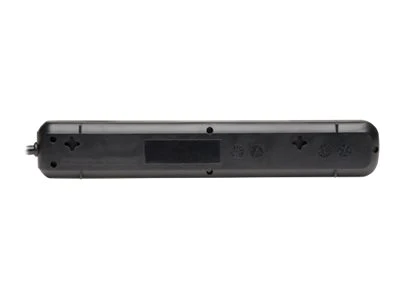 TRIPP LITE TLP76RBTEL SURGE PROTECTOR POWER STRIP 120V RIGHT ANGLE 7 OUTLET RJ11 BLACK