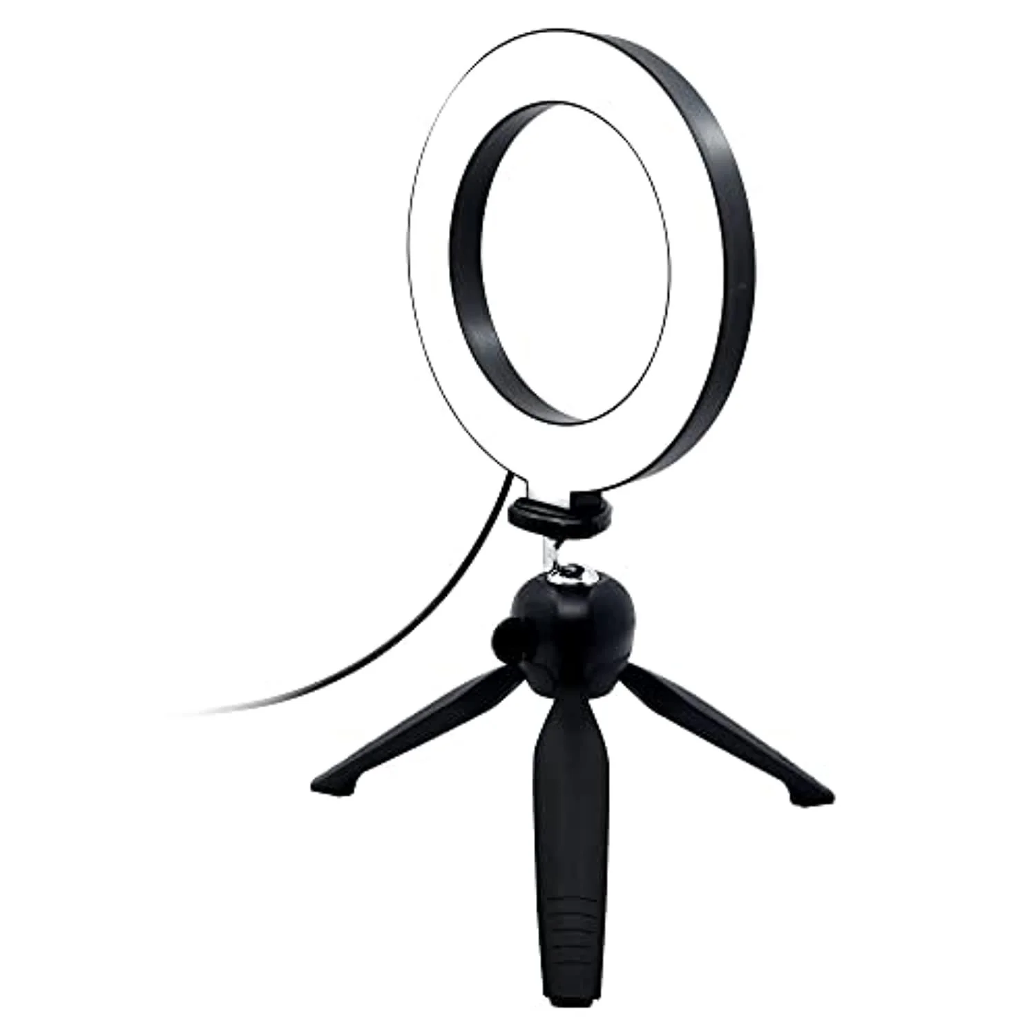 Xtreme Digital Lifestyle Accessories xtreme 6?? sled ring light, tripod, 10 brightness levels, multi-white color modes, cool, soft, warm, 6ft for selfie, youtube,