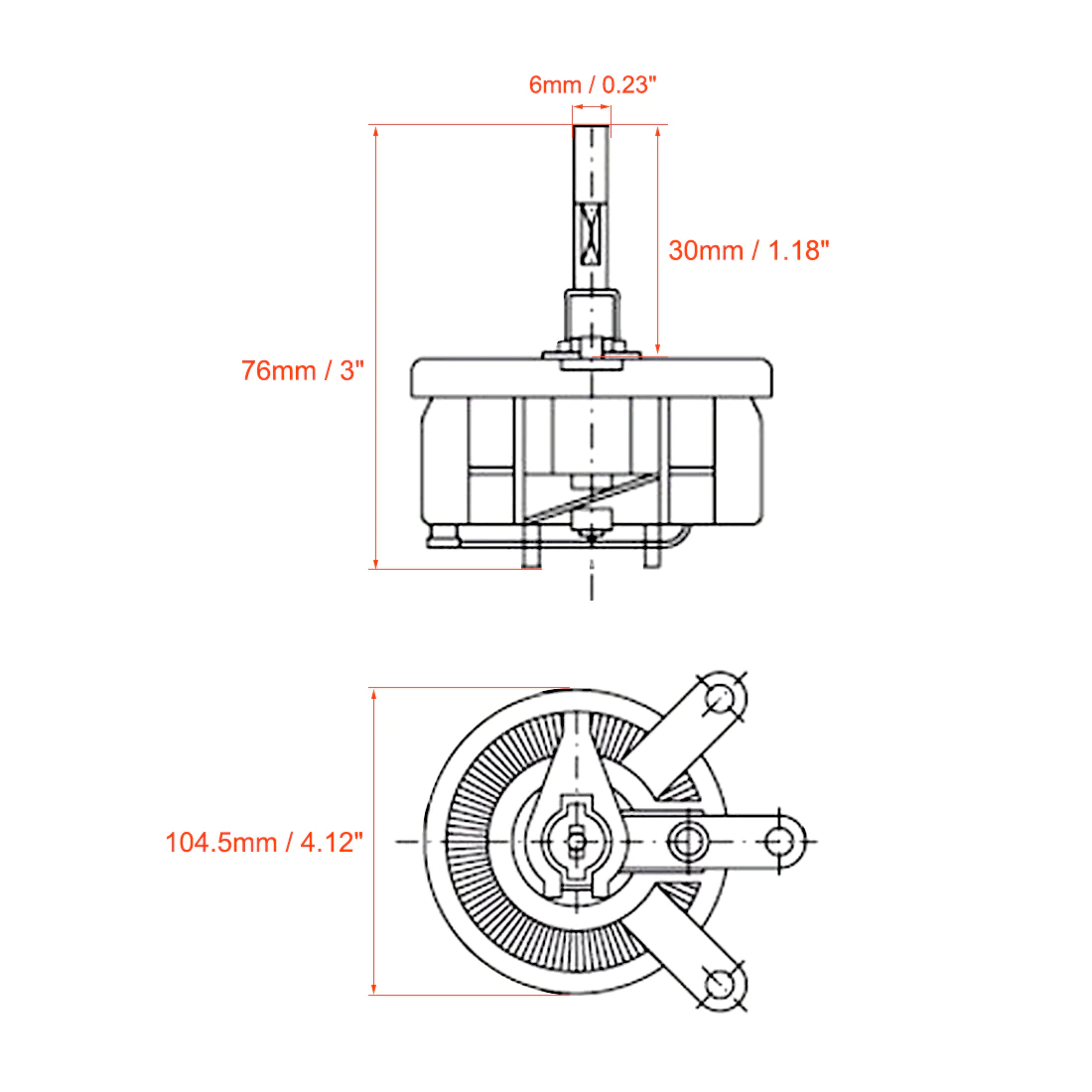 Unique Bargains Wirewound Ceramic Potentiometer Variable Rheostat Resistor 150W 1K Ohm With Knob