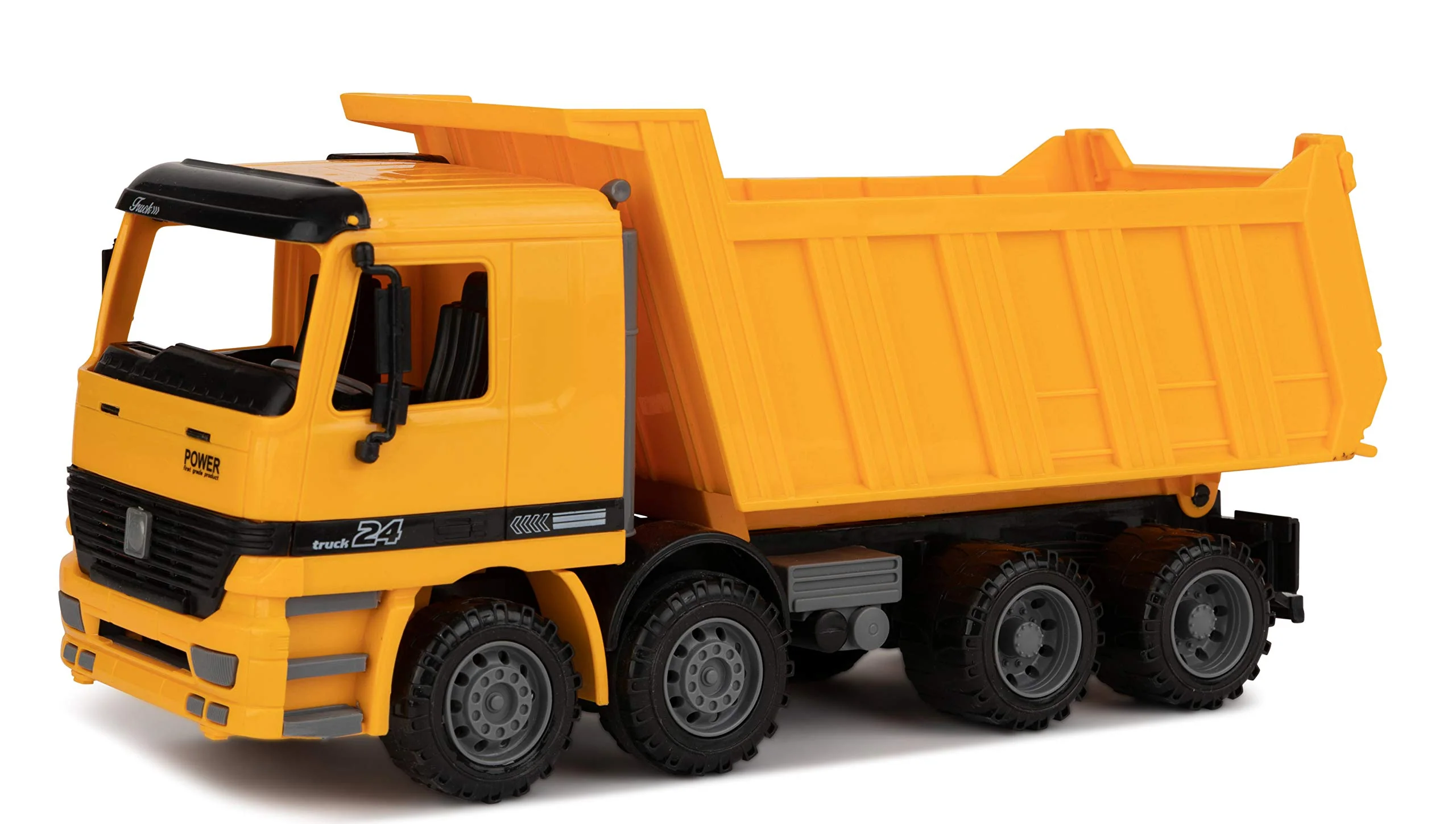 Toy To Enjoy Excavator &a; Dump Truck Toy for Kids (Set of 2) - Moveable claw &a; Lifting Back - garbage Truck &a; Bulldozer Digger -
