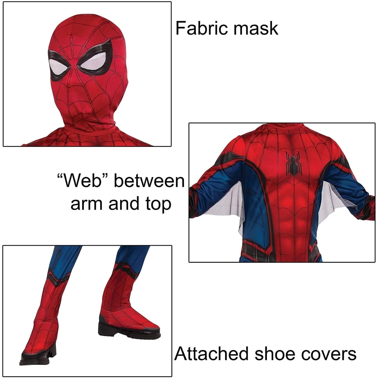 Rubie&s;s Spider-Man Boys Size L 12/14 Costume Far from Home Marvel Avengers Rubie&s;s