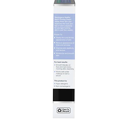 Neutrogena Healthy Skin Glycerin &a; Green Tea Firming Face Cream Moisturizer &a; Neck Cream With Spf 15 Sunscreen - Anti Wrinkle Cr