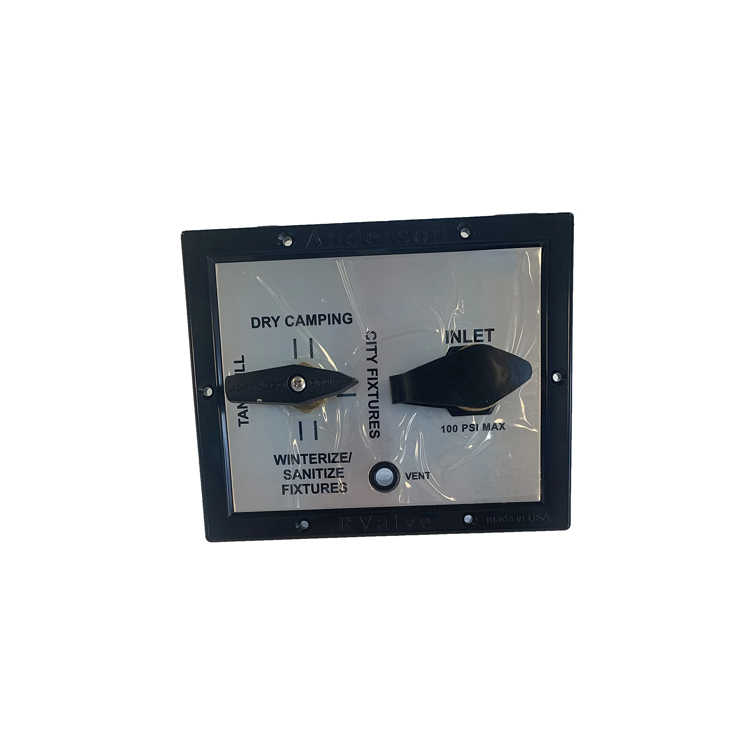 Anderson Brass - MANRV101-FM - 4 Function - RV Fill Station - Anderson Valve - Wcheck Valve and Plate