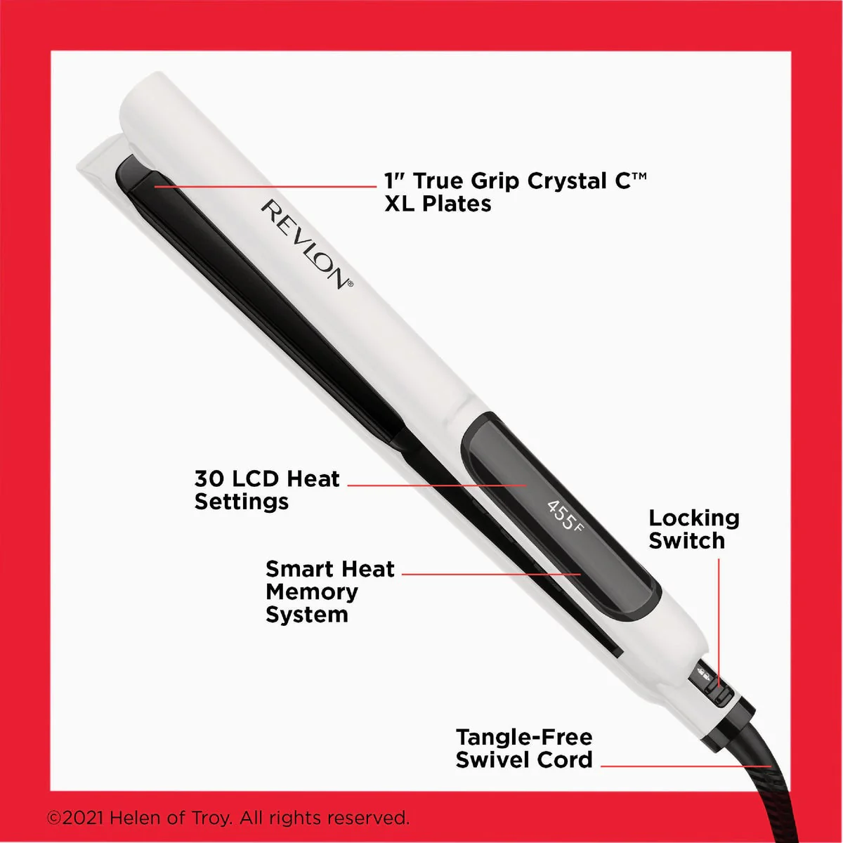 Revlon RVST2206 Revlon Crystal C 1 In.  Flat Iron RVST2206