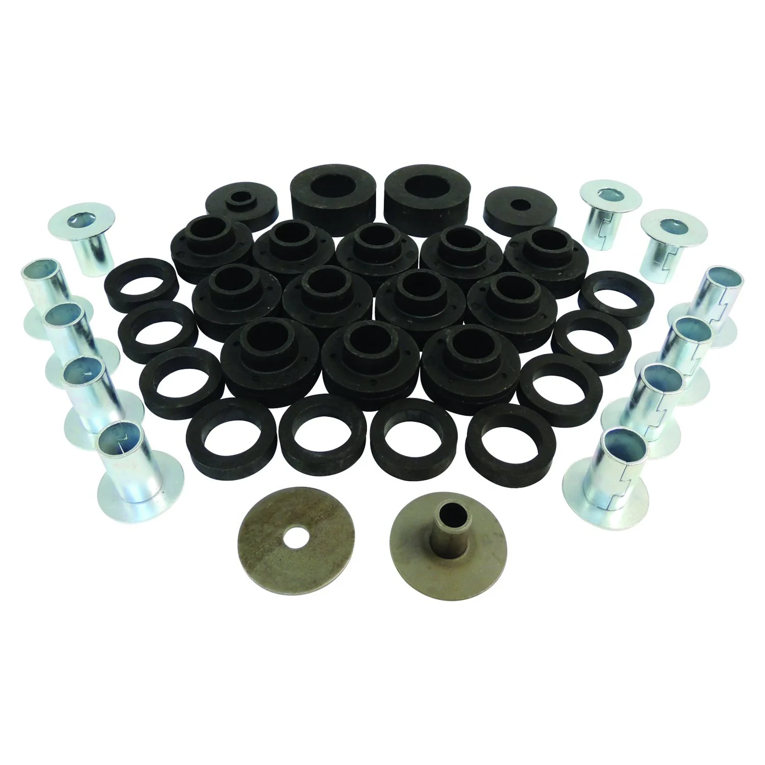 Crown Automotive Jeep Replacement Crown Automotive 5462446K Body Mounting Kit Fits 79-86 CJ5 CJ7 Scrambler