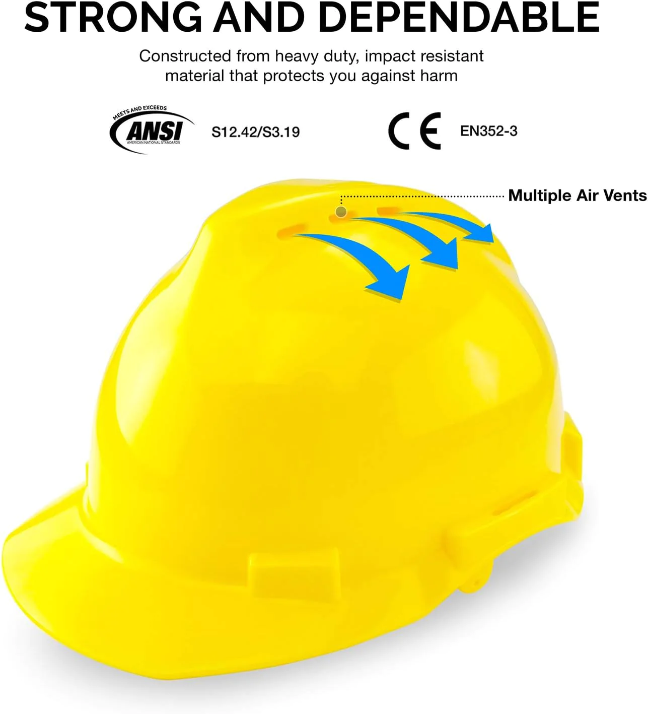 NEIKO 53880A Forestry Helmet for Safety with Shield and Earmuffs, Chainsaw Helmet with Face Shield, Hard Hat Safety Gear Equipm