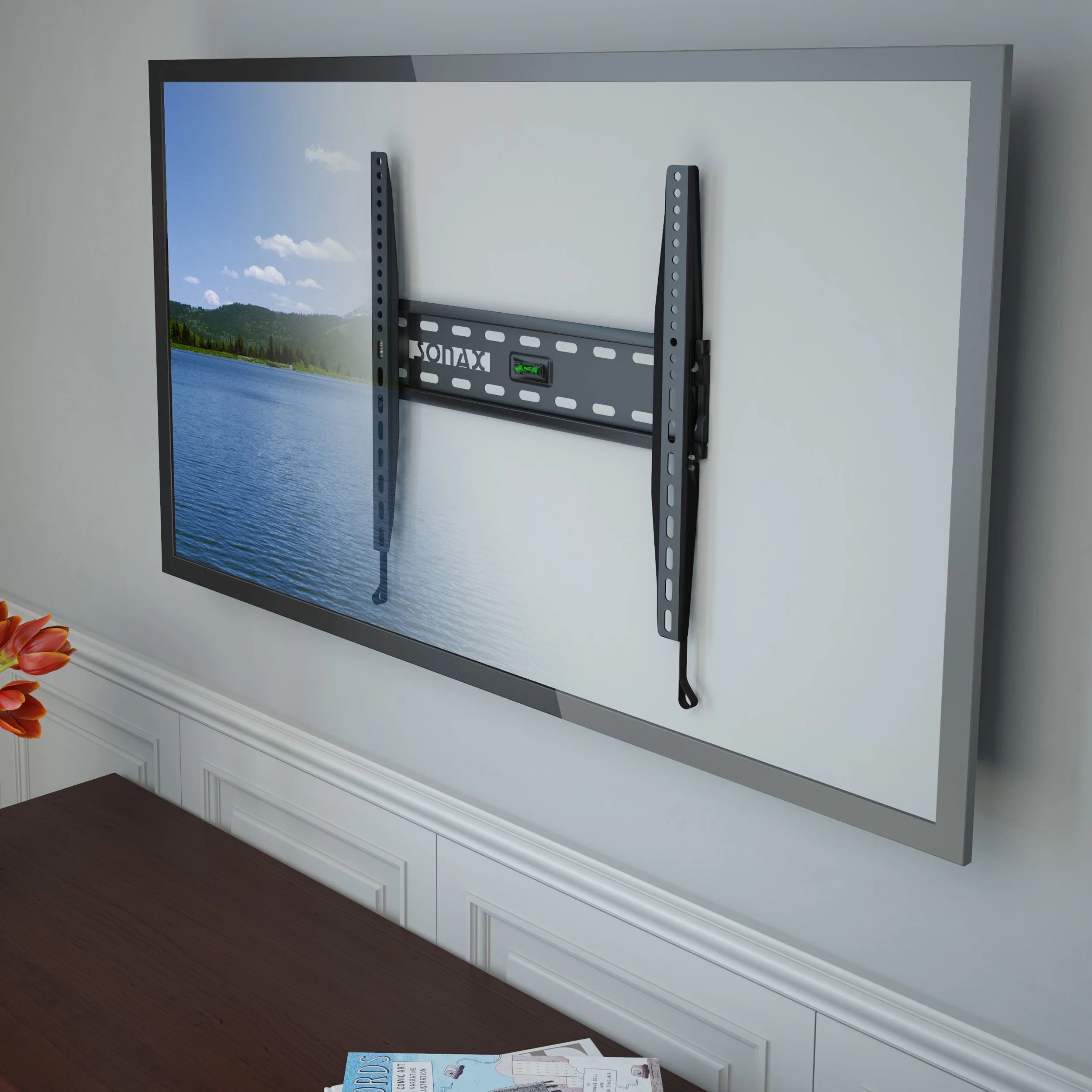 Sonax PM-5500 Fixed Low Profile Wall Mount for 26