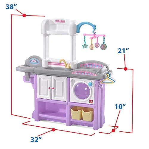 Step 2 Step2 Love &a; Care Deluxe Nursery Kids Playset, Purple
