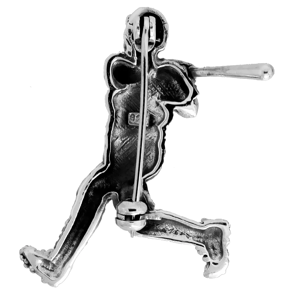 Sabrina Silver Sterling Silver Baseball Player 