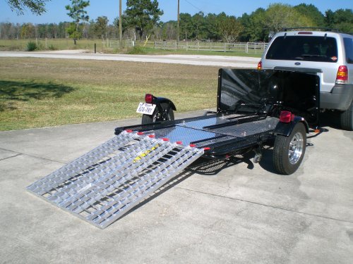 Five Star Mfg Five Star Aluminum Ramp 4 ft. USA - Motorcycles on to Trailers - 5244 MCDR Ramp
