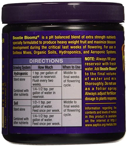 FoxFarm FX14103 752289501319 Beastie Bloomz, 6-Ounce