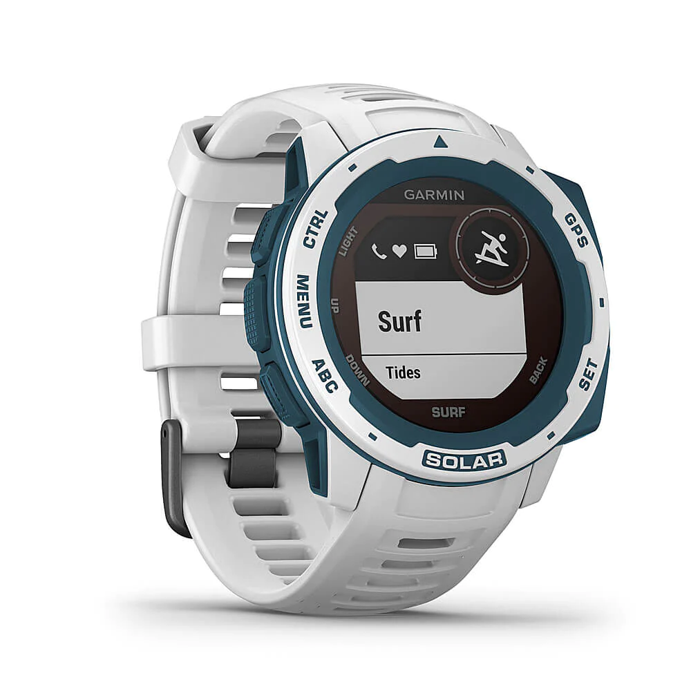 Garmin INSTNSOLSUCB Instinct&a;#0174; Solar Surf Rugged GPS Smartwatch 45mm