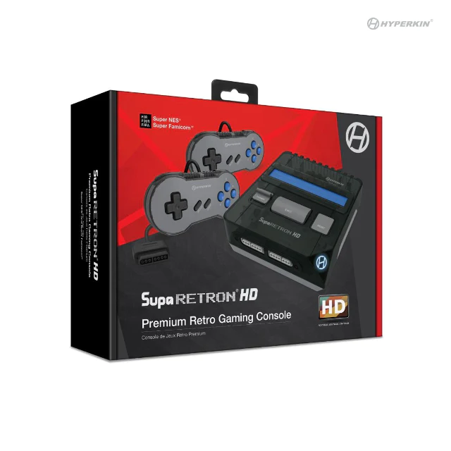 Hyperkin SupaRetroN HD Gaming Console For Nintendo Super NES / Super Famicom - Space Black