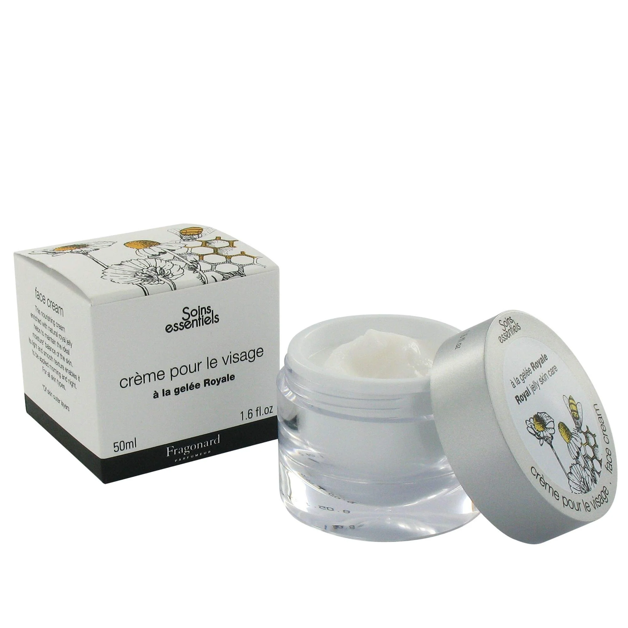 Fragonard Essential cares Royal Jelly Face Cream POT (50ml) by FRAGONARD 100% authentic original from PARIS FRANCE