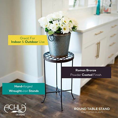 Achla Designs Flowers Plant Stand, 25-in H