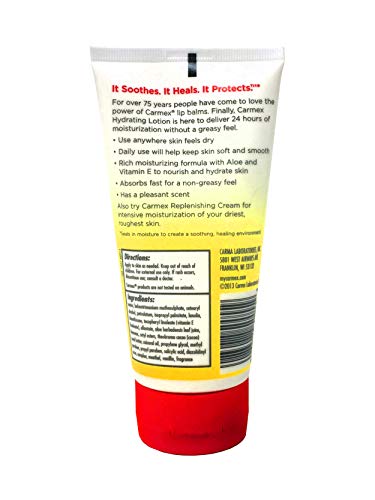 Carmex Skin Care Hydrating Lotion Tube, 5.5 Ounce