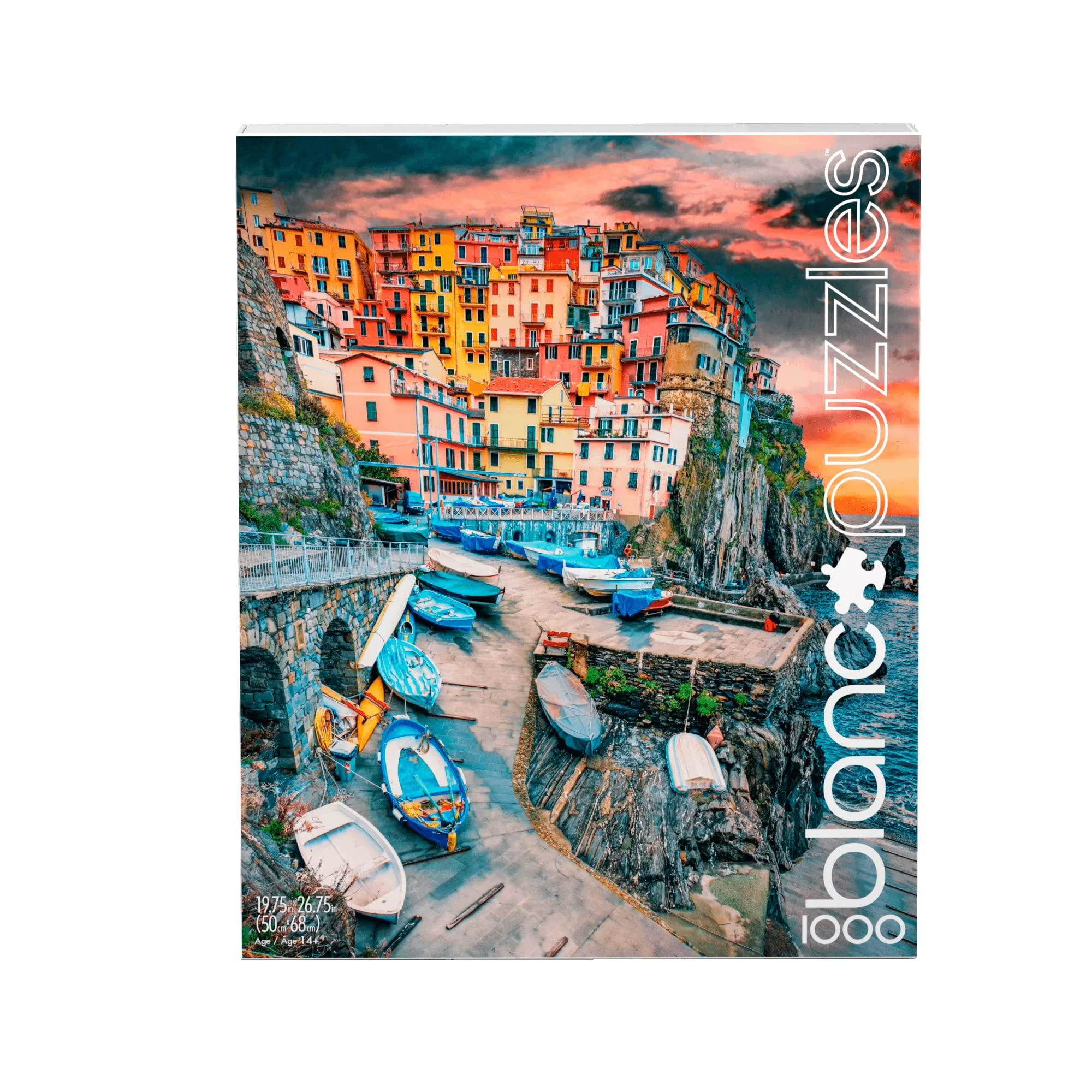 Blanc buffalo games - blanc - cinque terre skies - 1000 piece jigsaw puzzle