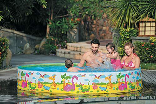 taylor toy snapset swimming pool for 2 to 6 years old kids. toddler and baby pool. 71? diameter x 15? depth, 203 gallon kiddi