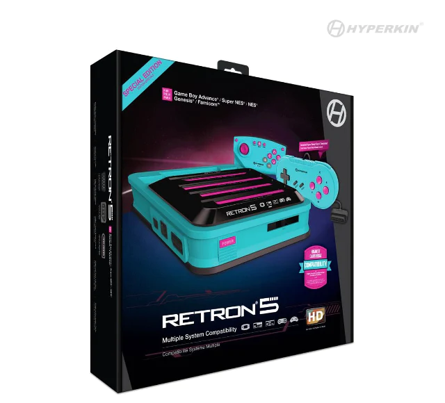 Hyperkin RetroN 5: HD Gaming Console for GBA/ Gbc/ GB/ Super NES/ Super Famicom/ Genesis/ Mega Drive/ Master System (Hyp