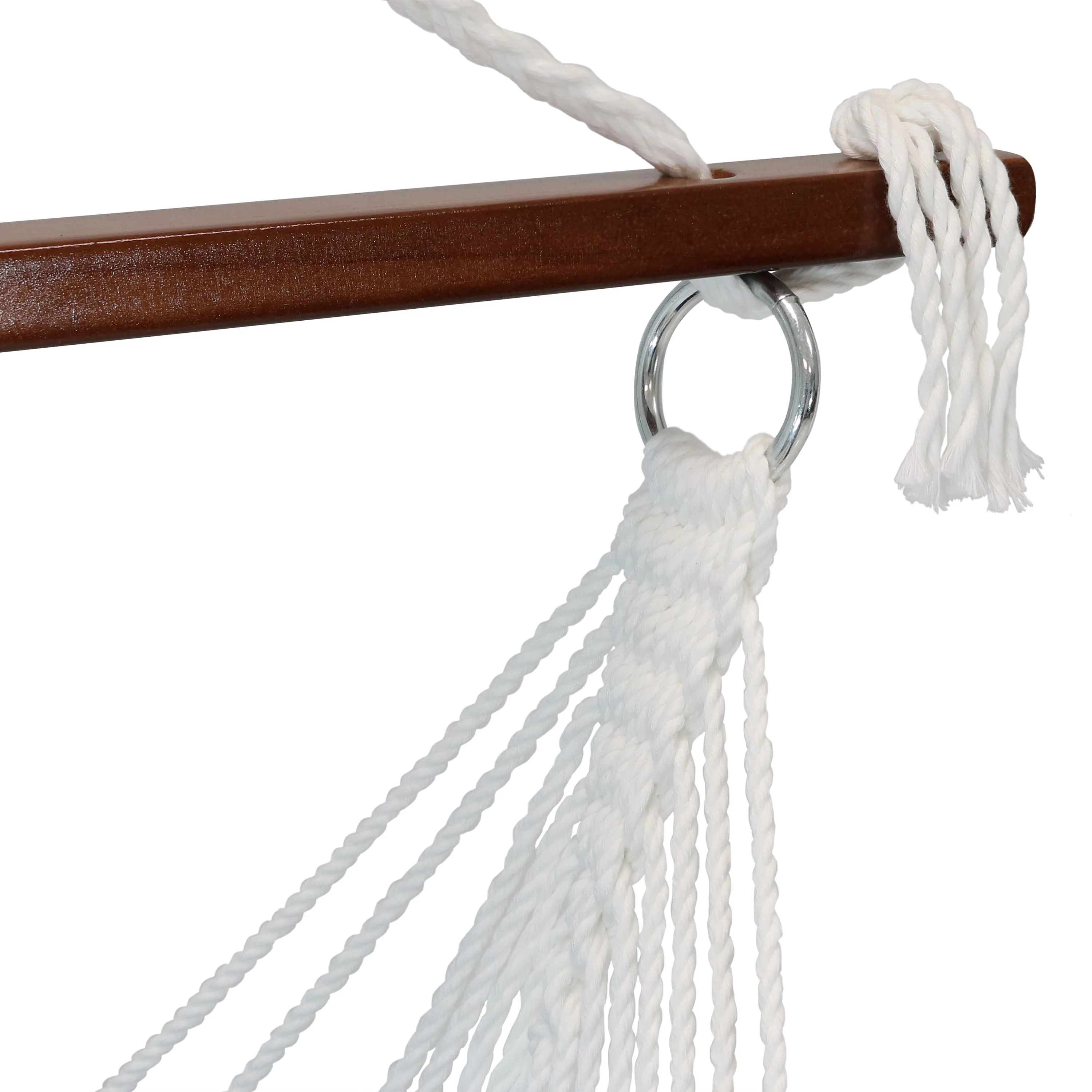 Sunnydaze Decor Tufted Victorian Hammock Swing with Stand - Red