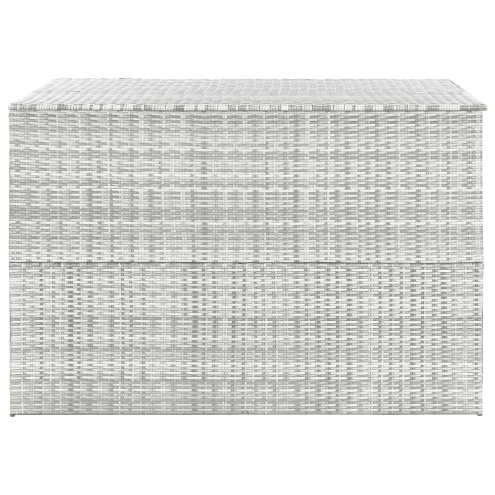 vidaXL Garden Storage Box Light Gray 59.1