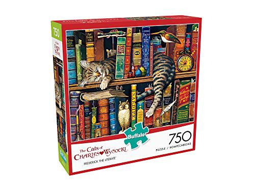Buffalo Games &a; Puzzles buffalo games - charles wysocki - frederick the literate - 750 piece jigsaw puzzle multicolor, 24
