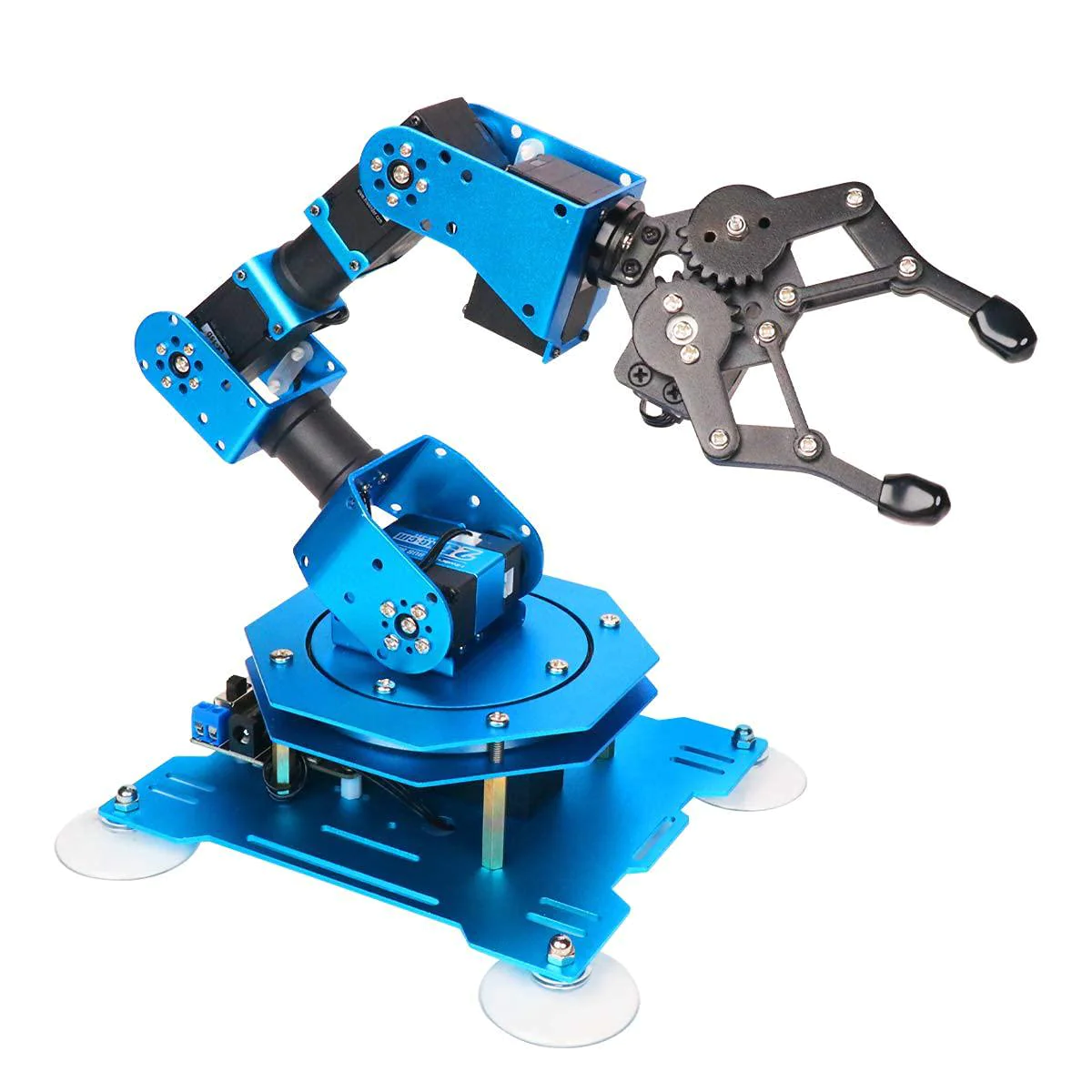 LewanSoul robotic xarm 6dof full metal programmable arm with feedback of servo parameter, wireless/wired mouse control, mobile phone pr