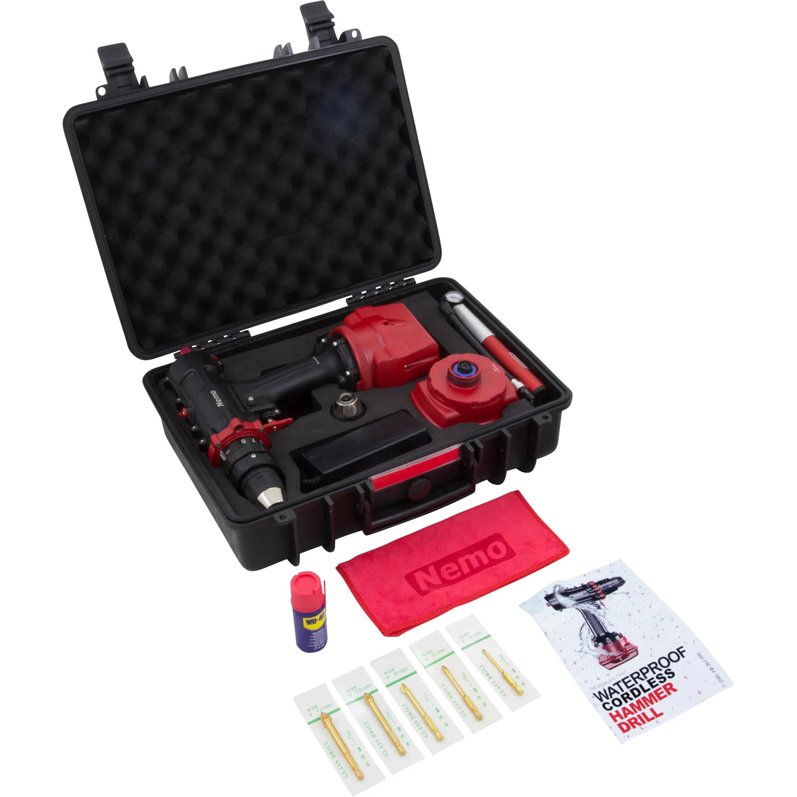 Nemo Power Tools Underwater Hammer Drill, Nemo, 164 Foot Depth, 6Ah