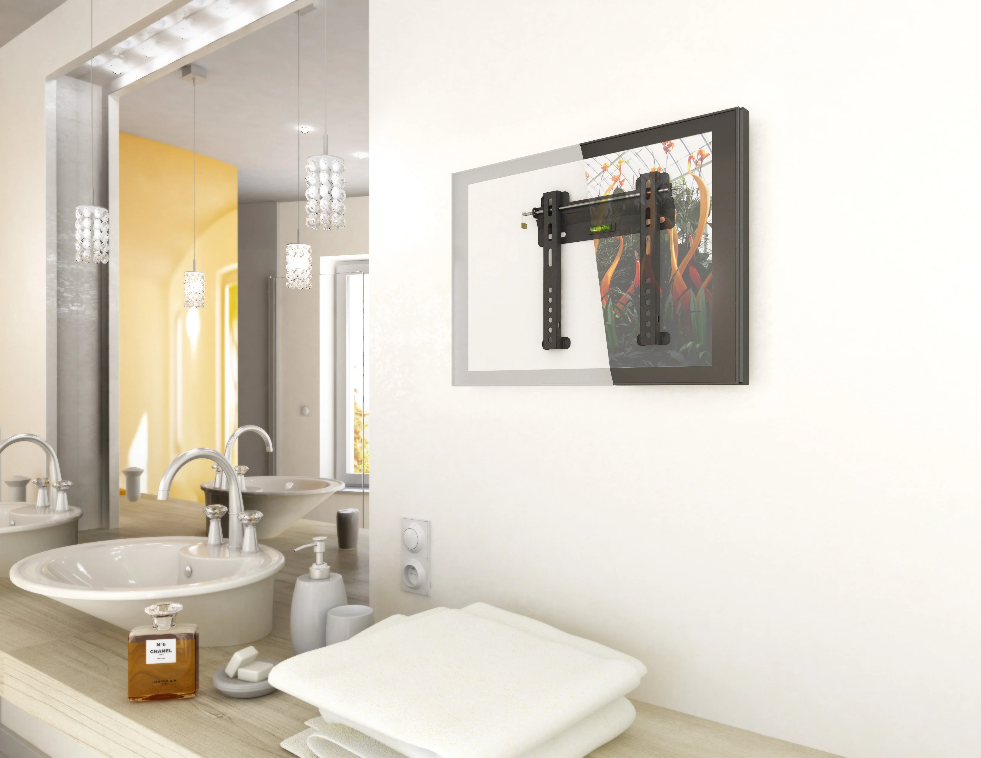 Sonax PM-6500 Fixed Low Profile Wall Mount for 18